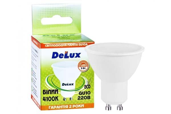 Лампа LED DELUX GU-10 5 Вт 4100К 230V (90011747)