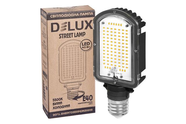 Лампа LED DELUX StreetLamp 40W 5500К E40 (90012691)