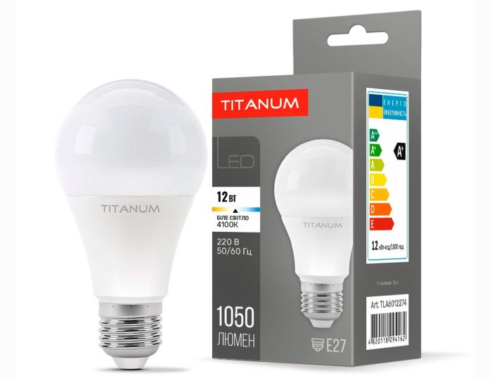 Лампа LED TITANUM A60 12W E27 4100K (TLA6012274) (TLA6012274)