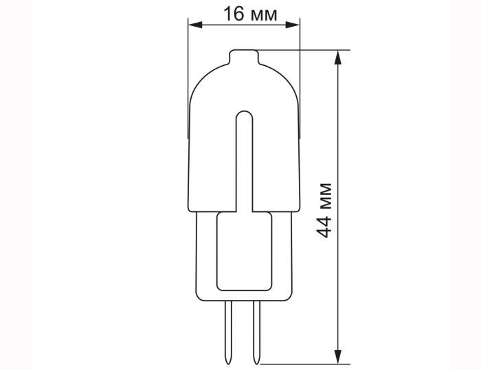 Лампа LED VIDEX G4e 2W G4 4100K AC 220-240V  VL-G4e-02224 (VL-G4e-02224)