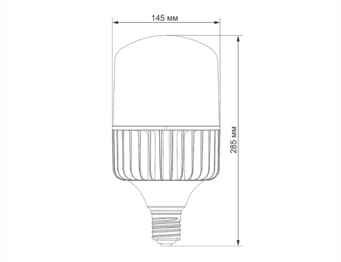 Лампа LED VIDEX A145 100W E40 5000K VL-A145-100405 (VL-A145-100405)