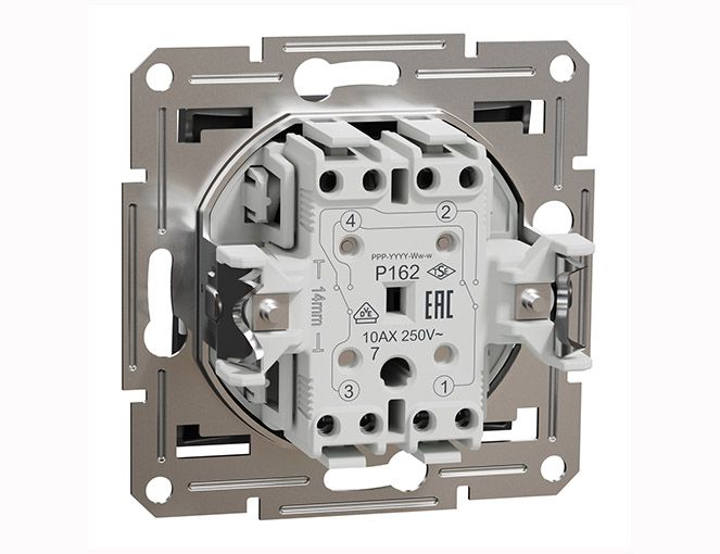 Механізм вимикача 1 кл. перехресного EPH0500171 ASFORA антрацит Schneider Electric (EPH0500171)