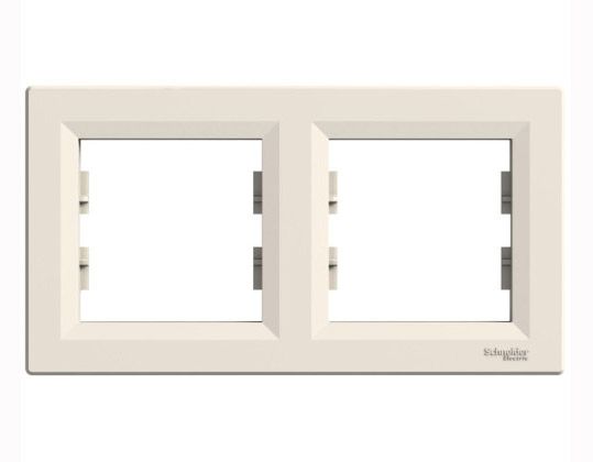 Рамка 2-місна гор. EPH5800223 ASFORA крем Schneider Electric (EPH5800223)