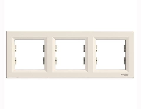 Рамка 3-місна гор. EPH5800323 ASFORA крем Schneider Electric (EPH5800323)