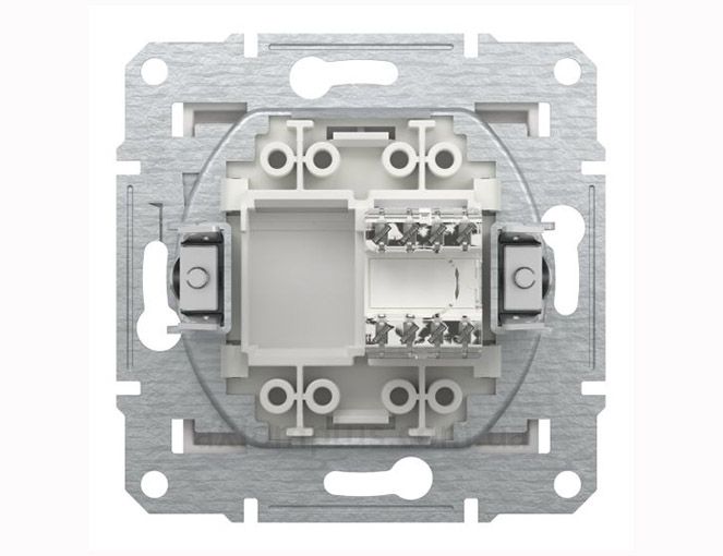 Розетка комп'ютерна RJ45 кaт 5e 125 МГц не екран. EPH4370121 ASFORA білий Schneider Electric БЕЗ РА (EPH4370121)