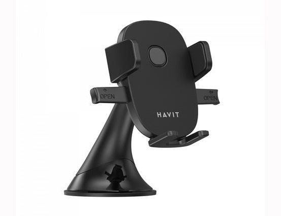 Автомобільний тримач телефону HAVIT HV-LY023 Black (27605)