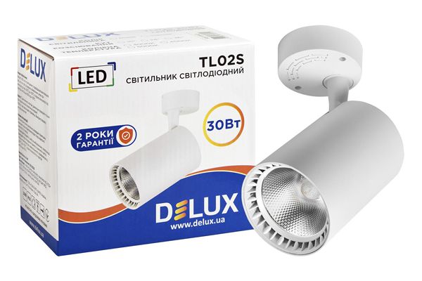 Світильник  LED DELUX TL02S 30Вт 36град. 4000К білий 90015902 (90015902)