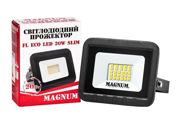 Прожектор MAGNUM ECO slim  20W 6500K IP65 LED (90011659)