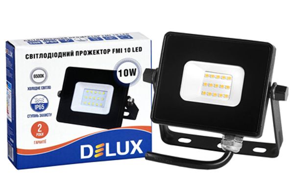 Прожектор DELUX FMI LED 10Вт 6500K IP65 90015133 (90015133)