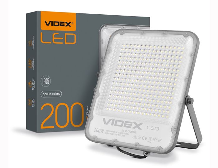 Прожектор LED VIDEX PREMIUM F2 200W 5000K (VL-F2-2005G) (VL-F2-2005G)