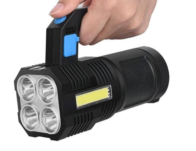 Ліхтар ручний акумуляторний X510(LED+COB) micro usb вбуд.акум.БЕЗ ГАРАНТИИ (510)