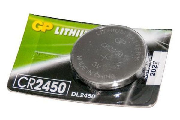 Батарейка GP дискова Lithium Button Cell 3.0V CR2450-8U5 (CR2450-8U5)