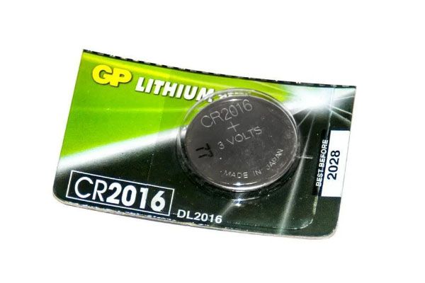 Батарейка GP дискова Lithium Button Cell 3.0V CR2016-8U5 (7С5) (CR2016-8U5)