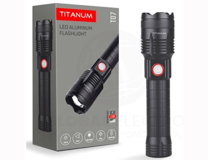 Ліхтар LED ТITANUM TLF-T07 700Lm 6500K портативний (TLF-T07)