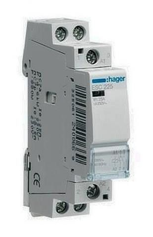 Контактор модульний ESС225 25A HAGER (ESС225)