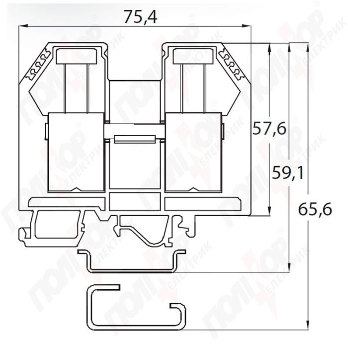 Кришка захисна РРА 4M ETI (3901190)