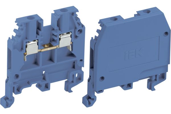 Зажим набірний ЗНИ-2.5мм2 (JXB24А) синій без маркера ІЕК (YZN10-002-K07)