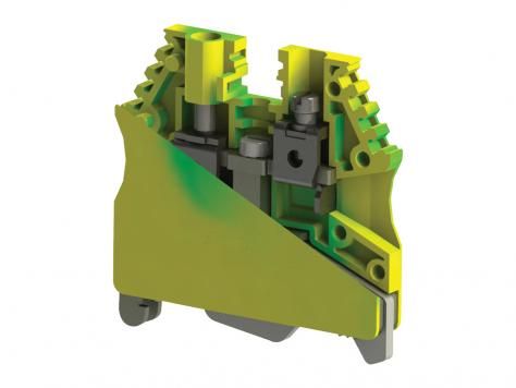 Клема заземлення AVK 2,5/4 ТK жовто-зелена Klemsan (0.0.0.3.34450)