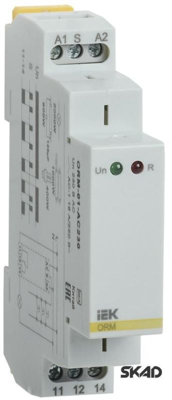 Реле імпульсне ORM 1конт, 230В ІЕК (ORM-01-AC230)