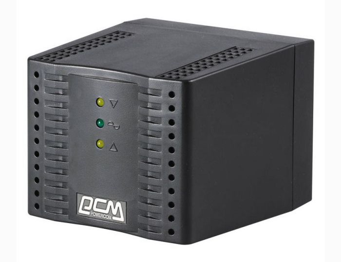 Стабілізатор Powercom TCA-600 600VA/300W чорний