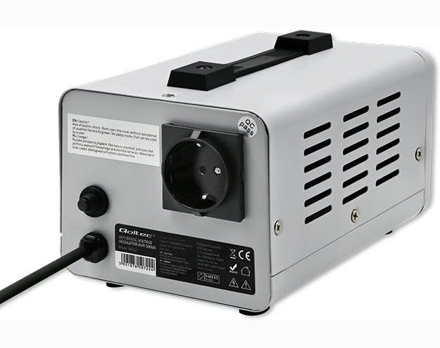 Стабілізатор напруги Qoltec AVR-500VA 400W  schuko (29600)