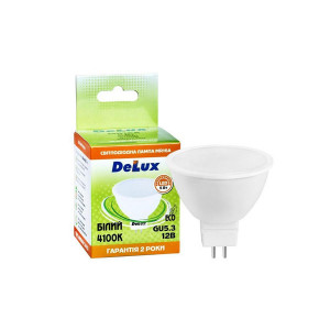 Лампа LED DELUX MR16А 5W 4100K 12V GU5.3