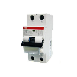 Диференційний автоматичний вимикач ABB DSH201 AC - C20/0,03 1+N
