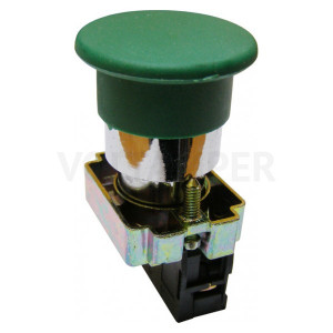 Кнопка управления XB2-BC31 зеленый грибок (d 40 мм)  АСКО