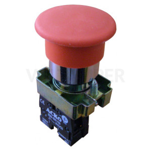 Кнопка управления XB2-BC42 красный гриб (d 40мм) АСКО